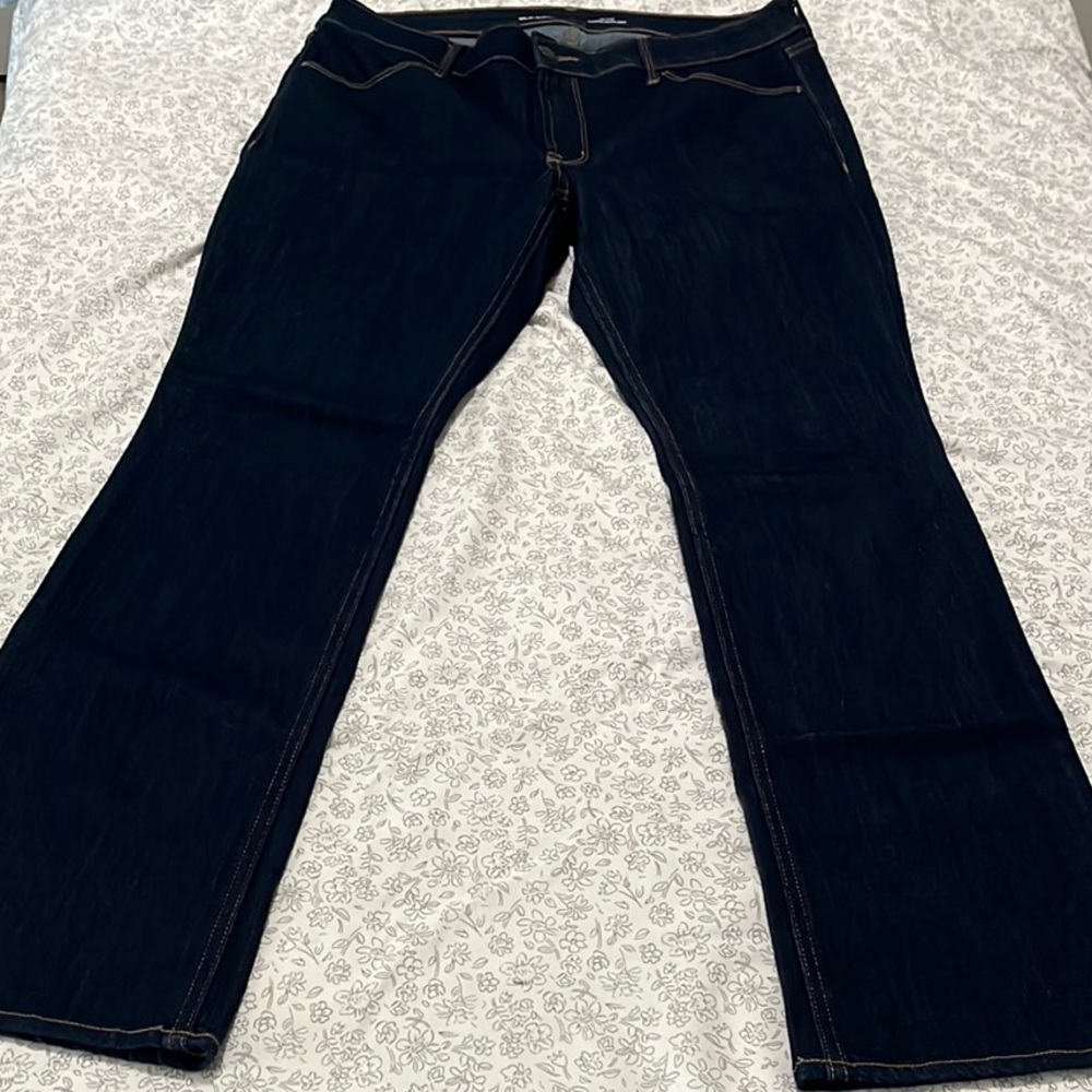 Old Navy Women's Dark Blue Kicker Bootcut Jeans